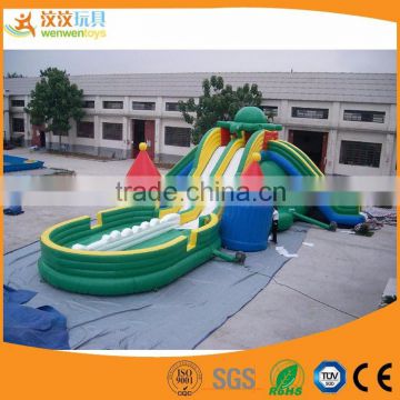 Inflatable toy for amusement park water slide inflatable