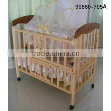 wooden bed new born baby bed wooden baby bed 90860-705A