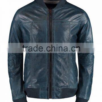 Bomber style leather jackets Style-PW0750