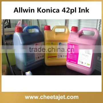 Original ALLWIN Konica 42pl print head solvent digital printing ink