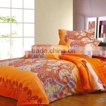 Hot sale cotton bed sheet quilt bedding sets reactive printed floral design soft and comfortable