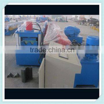 highway guardrail forming machine installation machine