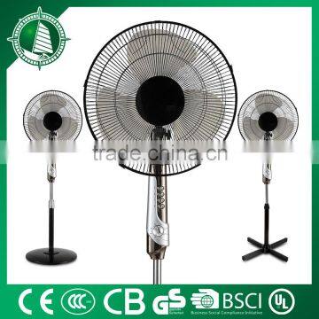 2016 floor stand pedestal 16 inch electric round base fan for home use made in china