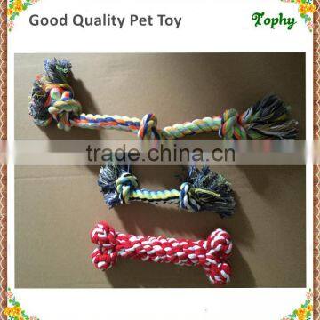 Two or Three Knots Cotton Rope Strengthen Teeth pet toys for dog