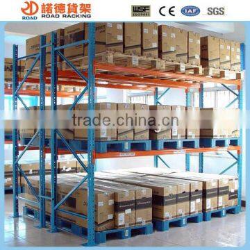 Steel pallet storage equipment racking