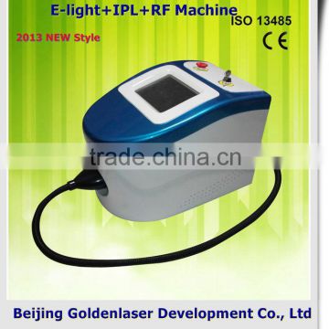 2013 New style E-light+IPL+RF machine www.golden-laser.org/ hair removal soaps