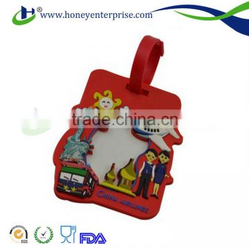 Lovely cartoon picture luggage tag luggage label