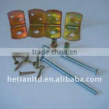 metal L bracket with screw