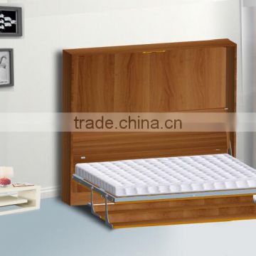 foldable wall bed mechanism wall mounted type bed hardware with desk