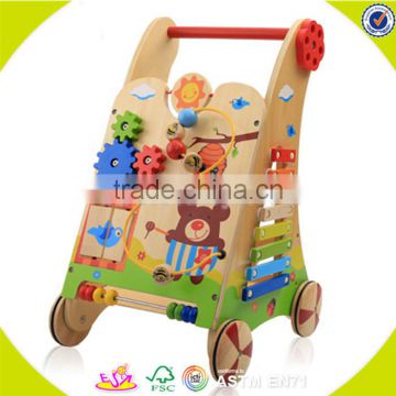 wholesale fashion kids wooden toy walker popular children's wooden toy walker W16E034