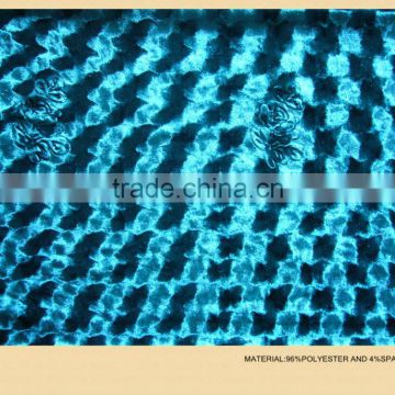 Polyester Spandex Velvet Fabric