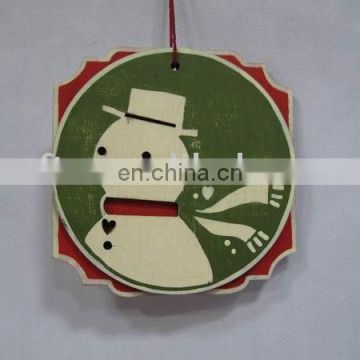 Laser cut wooden Christmas ornament