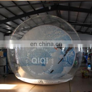Christmas inflatable snow globe