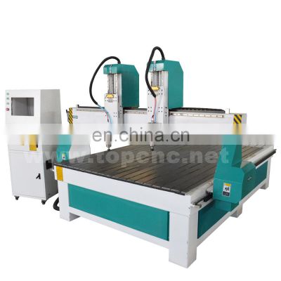 Best Performance 1325 5 Axes Two Head Woodworking CNC Router CNC Milling Machine For Home Funiture