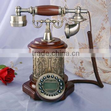 Cheap corded analog vintage telephone