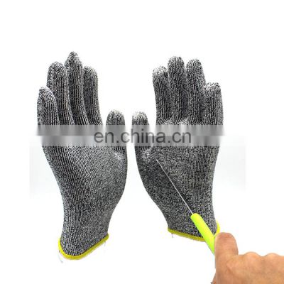 OEM Food Grade Level 5 Anti Cut Proof Safety Hand Protection Yard Work Kitchen Cut Resistant Gloves