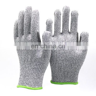 HDPE Needle And Cut Resistant HVAC Work Gloves Metal Fabrication Anti Cut Safety Gloves For Glass Plants With Reinforced Thumb