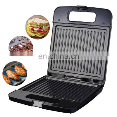 1400W Portable Cooking Non Stick Coated Sandwich Toaster Grill Electric Panini Maker