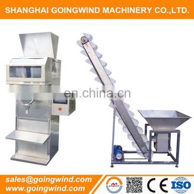 Semi-automatic bean weighing and packing machine semi automatic beans bag pouch bagging packaging equipment cheap price for sale