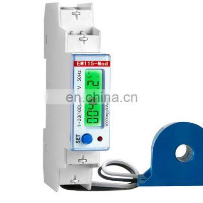 EM115-Mod-DO 120/230V 100A prepayment wireless lora electricity meter supplier