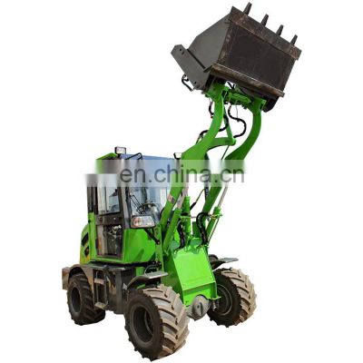 ZL08 0.8ton good quality constructed mini wheel loader backhoe with CE certificate