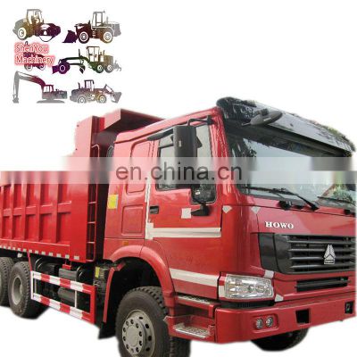 Cheap  Howo 371 dump truck 4*6 25ton truck car on sale in Shanghai