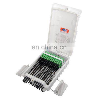 FTTH Outdoor Waterproof 24 core Fiber Optic PLC Splitter Distribution box