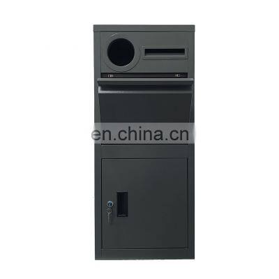 Anti-theft Design - Standing Box with security lock Door Drop Box electronic Mailbox