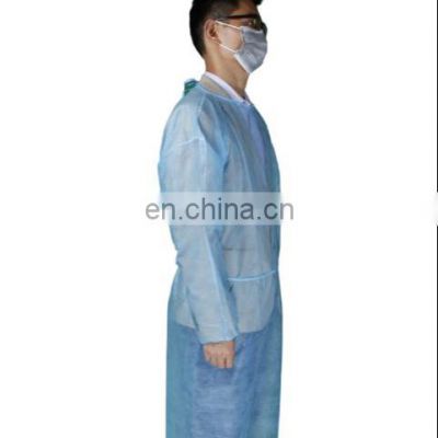 Disposable Isolation Gowns, 100/Case, Fluid Resistant Durable Comfortable Visit Coat