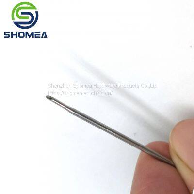 Shomea Customized 304/316 small diameter Stainless steel beveled end needle with gradient