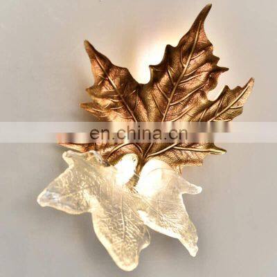 Modern Indoor Wall Lamp Antique Brass Metal European Style Home Decor Crystal Wall Lights For Home Decoration