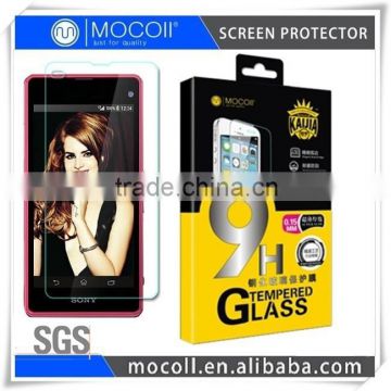 Hot Sales 0.33mm Tempered Glass Screen Protector For SONY Z4