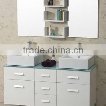 The latest design waterproof wooden bathroom vanity cabinet (YSG-128)