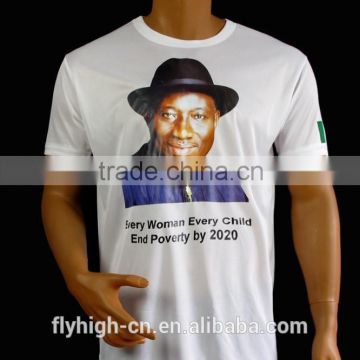 custom election campaign printed cotton t shirt promotional t shirt