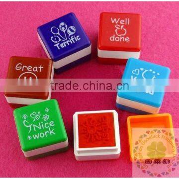 Custom cartoon seals for teacher/Various colors teacher seals