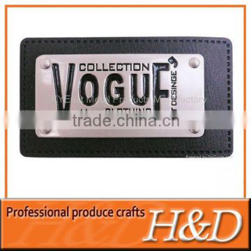 metal labels and tags for handbags
