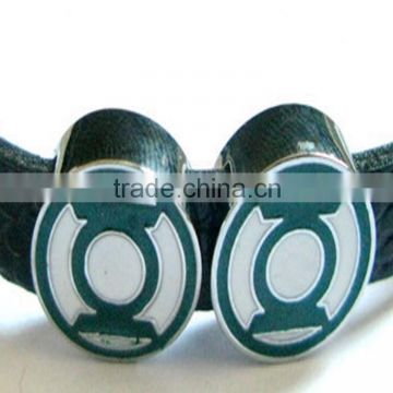 Wholesale 8mm Slide Charms Green Lantern Cheap Super Hero Beads For Jewellery Making