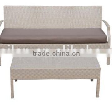 Comfortable outdoor furniture rattan wicker sofa set