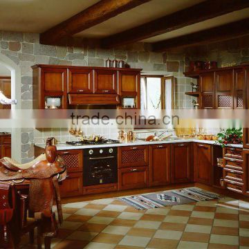 High quality standard solid wood kitchen cabinet with plywood carcass
