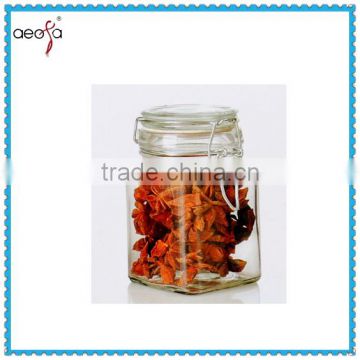 High quality glass apothecary condiment storage containers wholesale