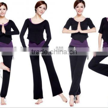 2013fashion polyester spandex fitness women Yoga clothing wear suits