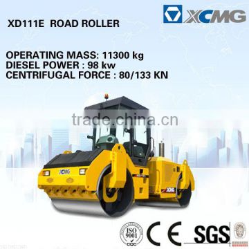 Hydraulic double drum vibratory roller XD111E of hydraulic double drums road roller