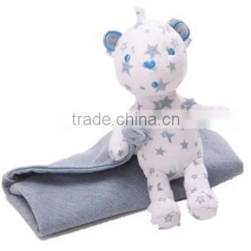 Animal Head Plush Baby Blanket,Plush Stuffed Animal With Bibs Blanket,Plush Bibs Blanket Toy