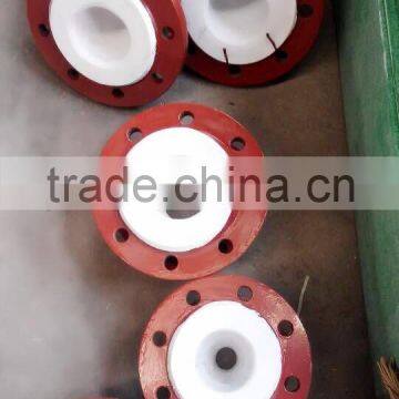 Hot sale Ductile Iron All Flanged Tee and PTFE anti-corrosion pipe