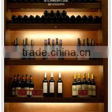 practical wine display stand/wood display for wine shop or supermarket