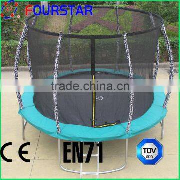 luxury large round outdoor trampoline 16ft with ladder