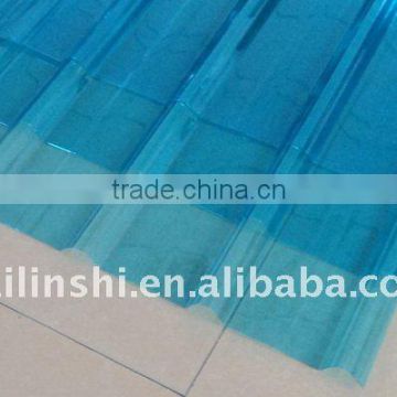 pc plastic corrugated roofing material sheet