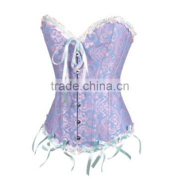 Wholesale custom vintage women wasite shaper bandage sexy adjustable lingerie corset