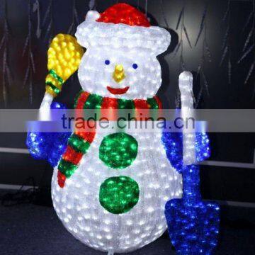 DONGYU LIGHTING FACTORY underselling LED ABS plastic snow man model light