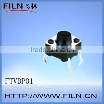 FTVDP01 6mm tactile switch 4 pin through hole ROHS